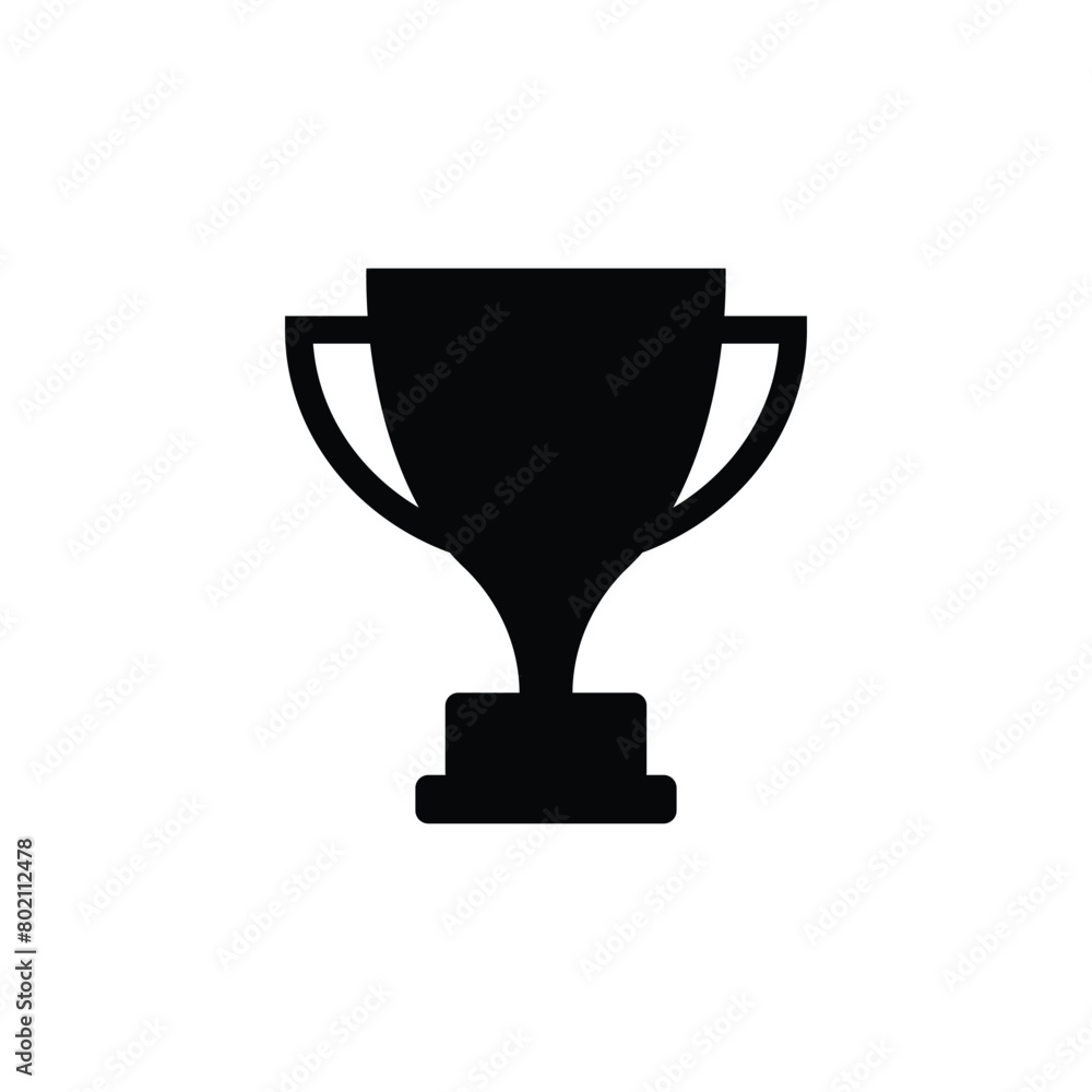 trophy icon in flat style trophy icon in flat style