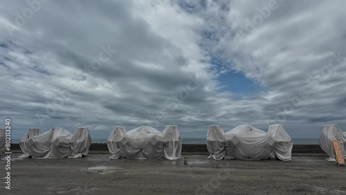 海岸線を守る波消しブロックを作る！