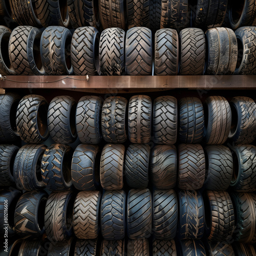  Customized Choices: Masses of Patterned Tires in a Specialty Customization Shop
