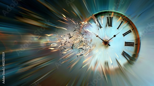 Ephemeral Whirl: The Accelerated Passage of Time