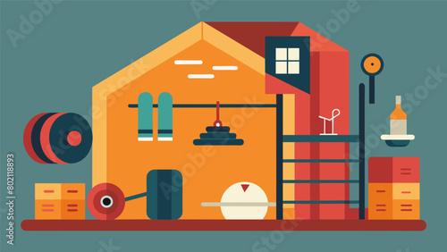 A dedicated home gym for the fitness enthusiast complete with all the necessary equipment including an infrared sauna for ultimate recovery and.