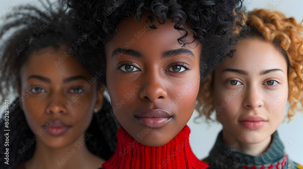 Group of Black Women with Vibrant Hairstyles, To showcase the beauty and diversity of black women, with a focus on vibrant and unique hairstyles, for Group of Black Women with Vibrant Hairstyles, To showcase the beauty and diversity of black women, with a focus on vibrant and unique hairstyles, for