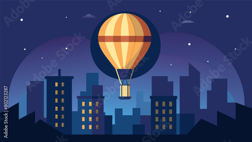 As night fell and the balloon became illuminated by the city lights it served as a haunting reminder of the allconsuming presence of public anxiety.