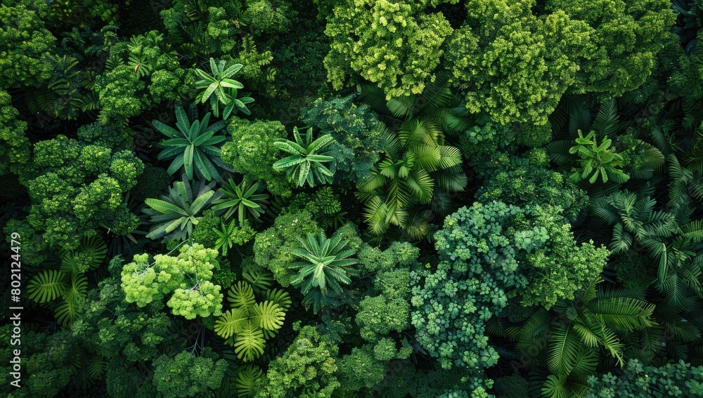 Abundant evergreen trees create a lush forest canopy