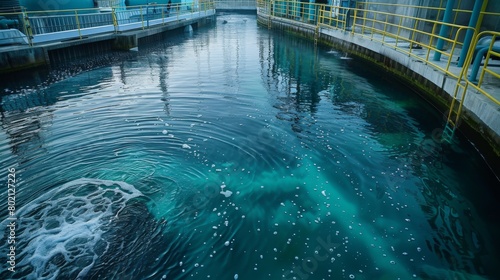 the coagulation and flocculation process, where chemicals are added to agglomerate and settle suspended solids and contaminants