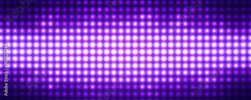 Violet LED screen texture dots background display light TV pixel pattern monitor screen blank empty pattern with copy space for product design or text 