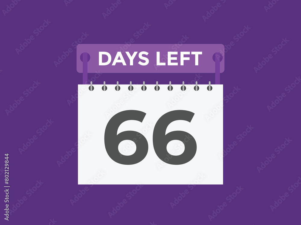 66 days to go countdown template. 66 day Countdown left days banner design. 66 Days left countdown timer
66 days to go countdown template. 66 day Countdown left days banner design. 66 Days left countdown timer