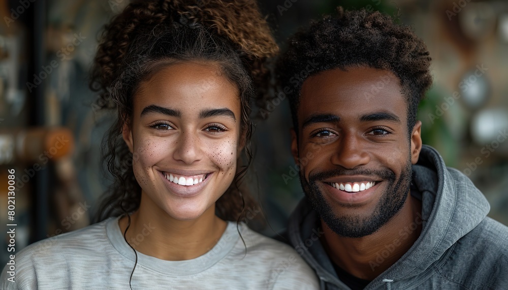 Happy mixed race deaf couple Happy mixed race deaf couple