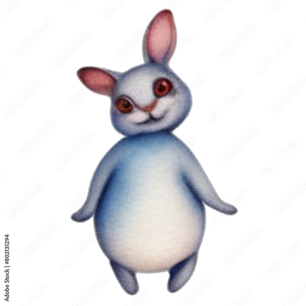 Alice in wonderland inspired elements, collection, watercolor, rabbit, sticker, cartoon PNG Alice in wonderland inspired elements, collection, watercolor, rabbit, sticker, cartoon PNG