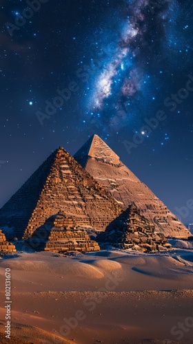 Iconic Pyramids and Cityscape  Captivating View from Giza Plateau  Cairo