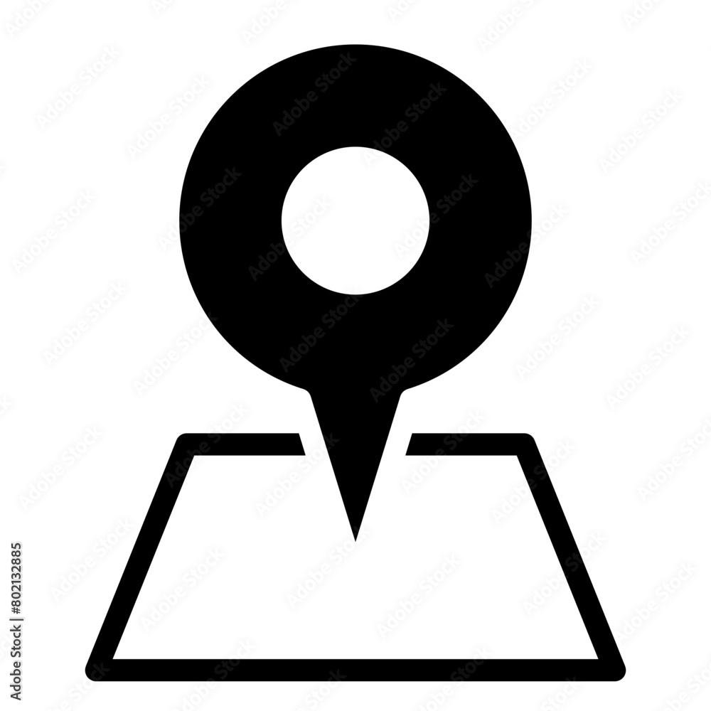 Map pin place marker. Location icon. Map marker pointer icon Map pin place marker. Location icon. Map marker pointer icon