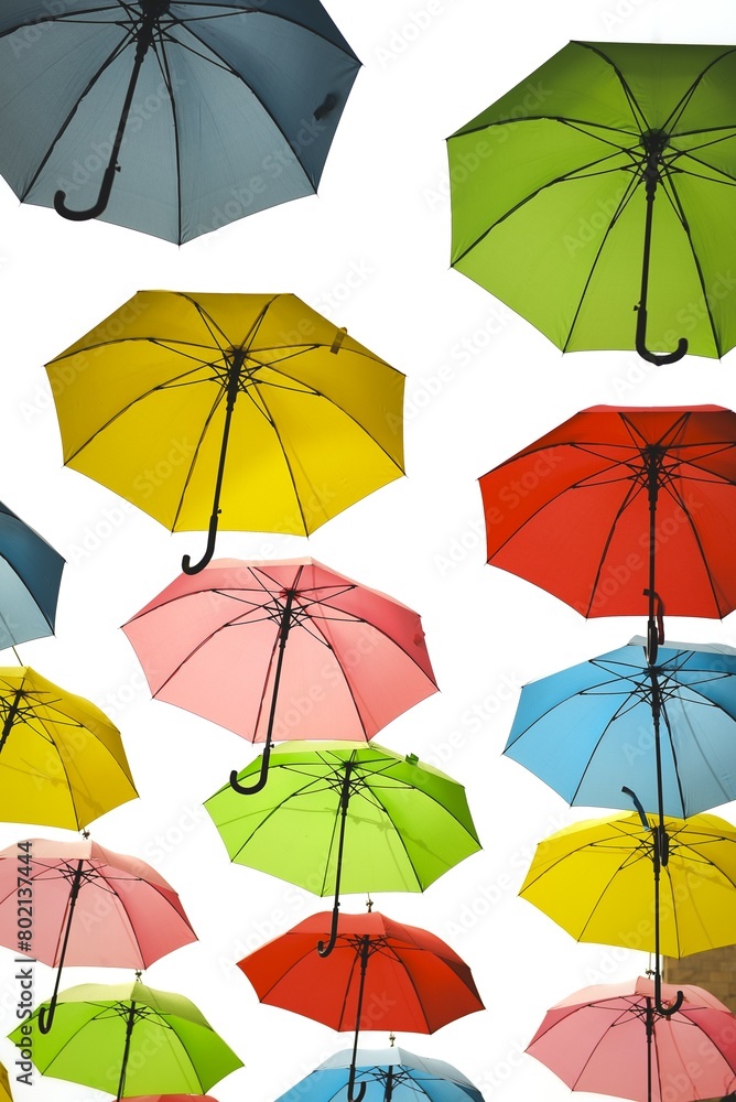 Colorful Umbrella Streets