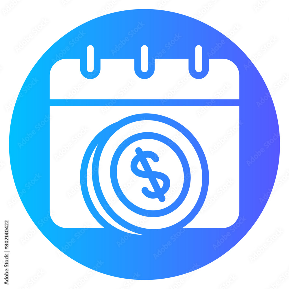 calendar gradient icon