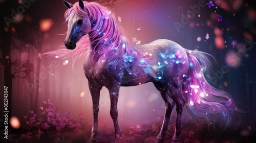 Create a mystical creature with the ability to grant wishes to those who are pure of heart photo