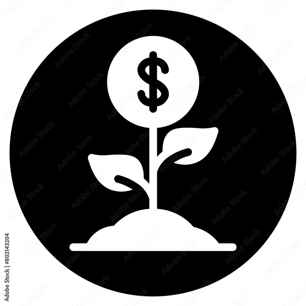investment glyph icon investment glyph icon