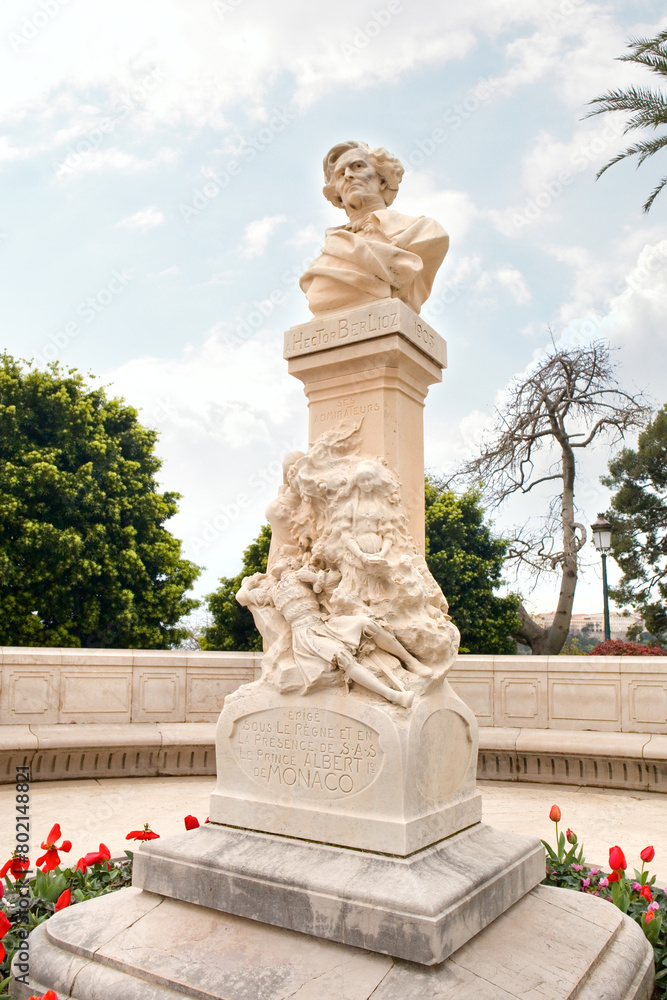 Monument to Hector Berlioz Statue in Monaco