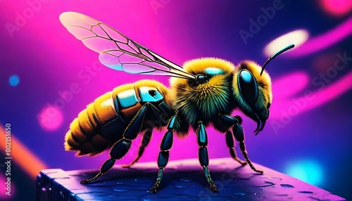 A coloful honey bee (35)