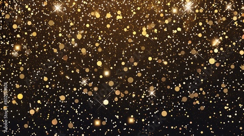 Stylish gold glitter pattern background, perfect for adding glamour to invitations or social media posts.