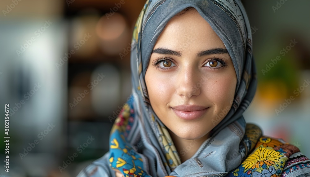 portrait of a muslim woman portrait of a muslim woman