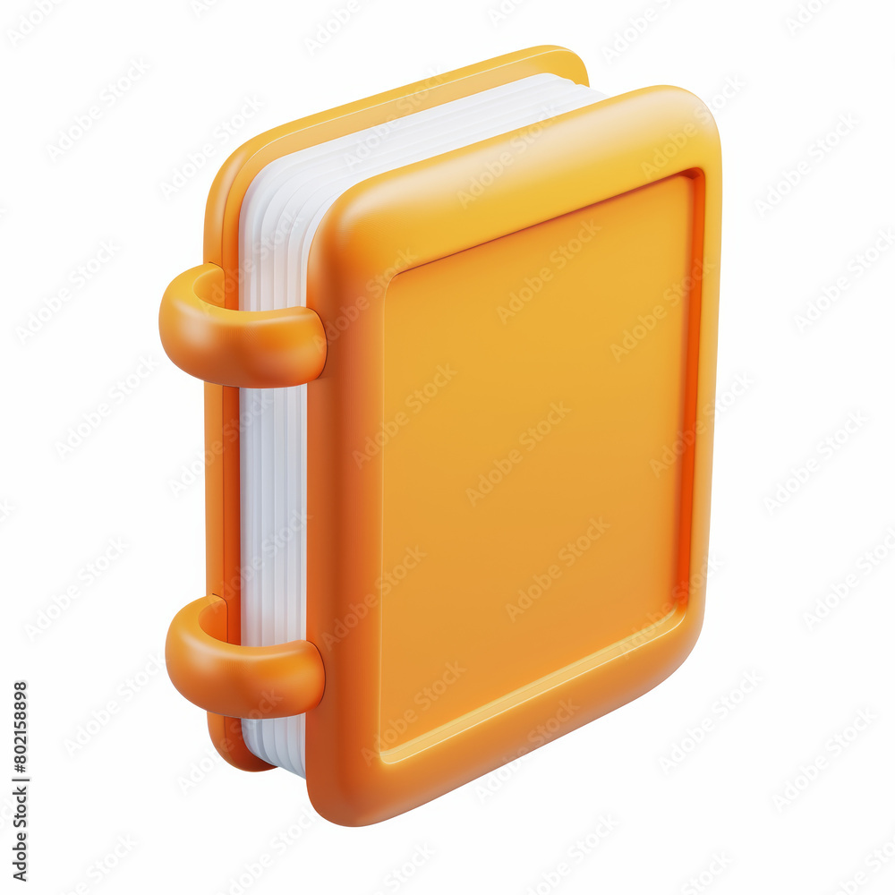 3d book icon stand, clip art 3d, isolated white background. 3d book icon stand, clip art 3d, isolated white background.