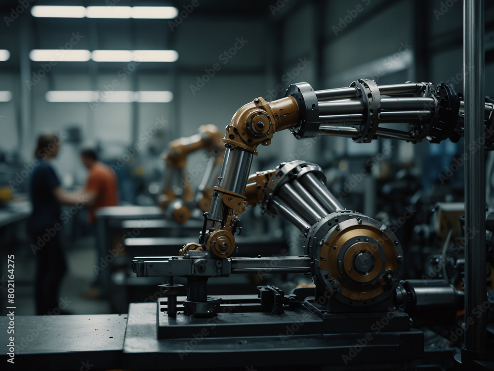 Automated Precision, The Robotic Arm in Factory Production