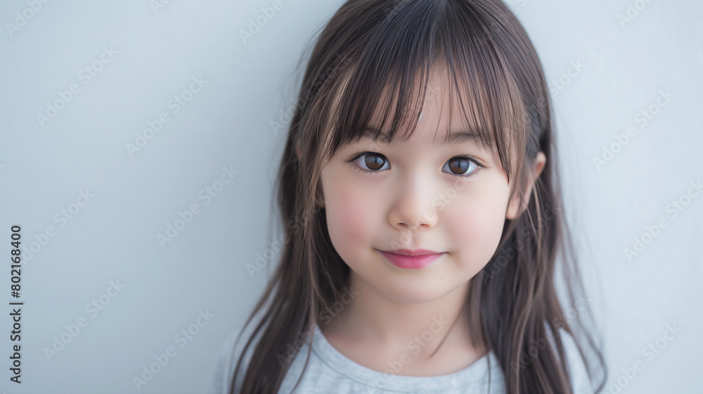 kids, portrait ,A photo of a Japanese elementary school girl with soft brown hair tips kids, portrait ,A photo of a Japanese elementary school girl with soft brown hair tips