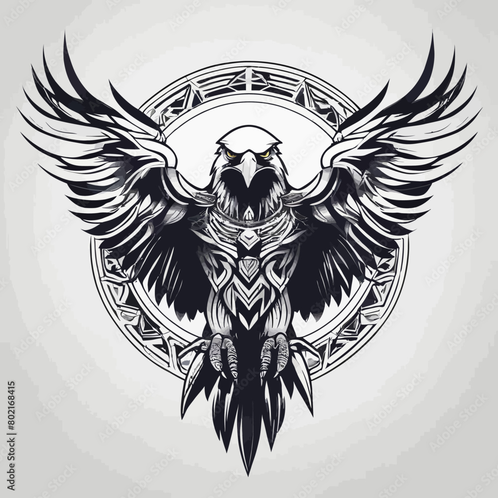 Obraz premium Tribal Eagle Artwork