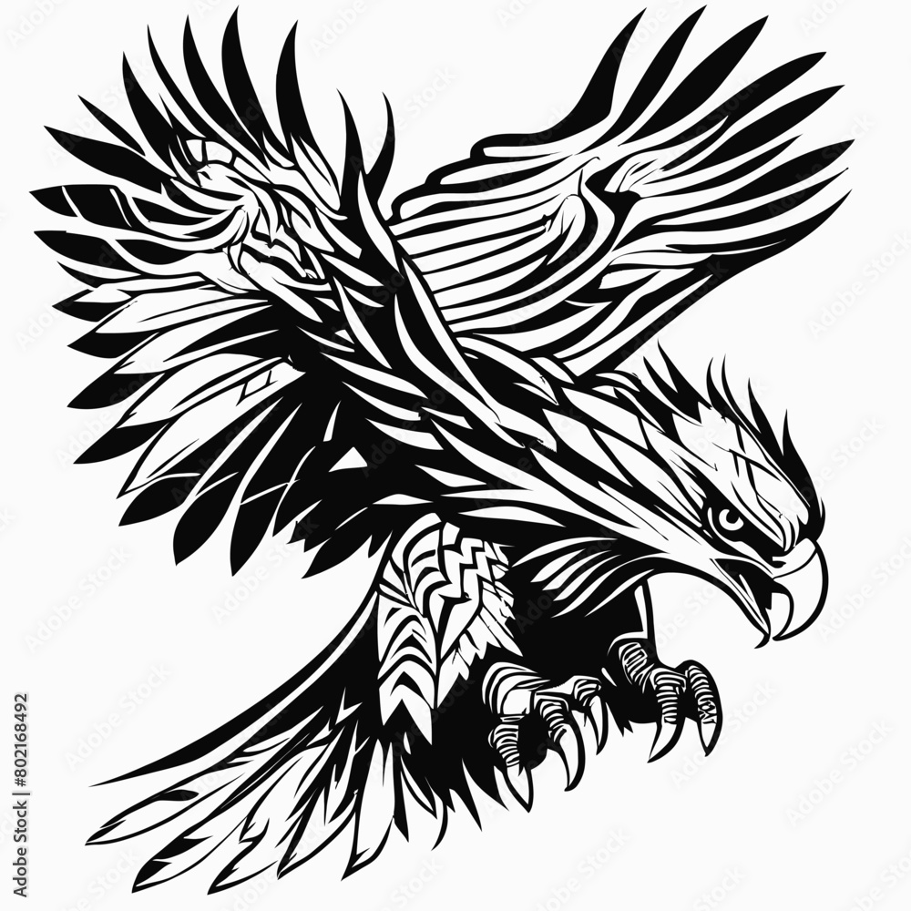 Obraz premium Tribal Eagle Artwork