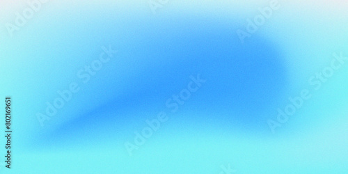 Splash of Azure Blue on White color. Grainy blue and white color wallpaper. Grunge blue gradation background. 