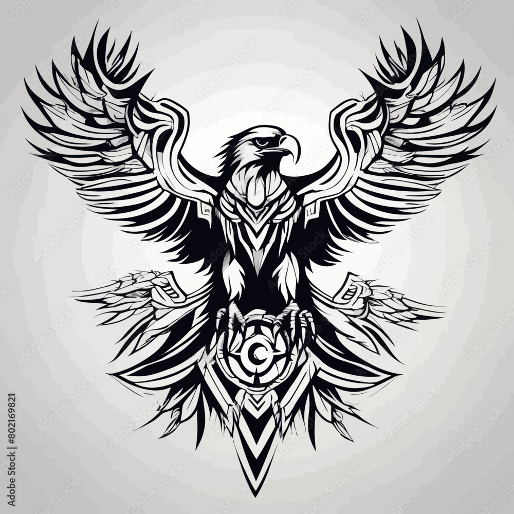 Obraz premium Tribal Eagle Artwork
