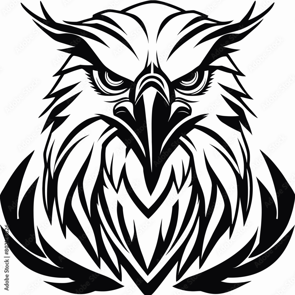 Fototapeta premium Tribal Eagle Artwork
