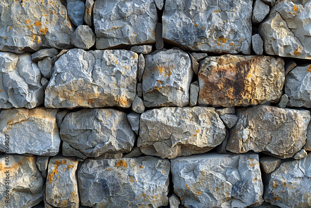 Background of stone wall texture,  Close-up of stone wall