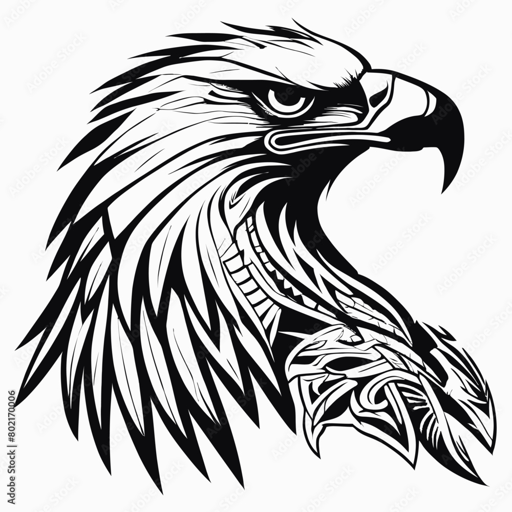Obraz premium Tribal Eagle Artwork