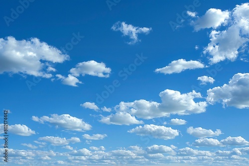 Blue sky background with tiny cloudsbe used as background