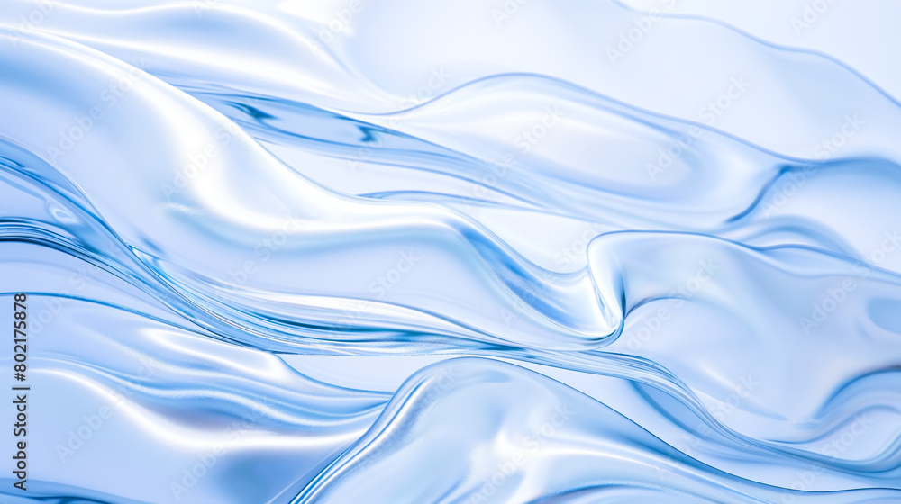 Fototapeta premium Abstract blue glass background