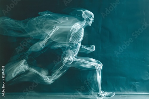 Dynamic x-ray of a runner demonstrating orthopedic innovations