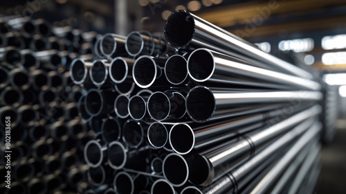 High-Quality Aluminum and Steel Pipes in Warehouse