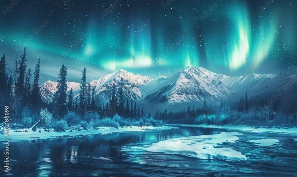 .A_beautiful_northern_lights_display_over_snow