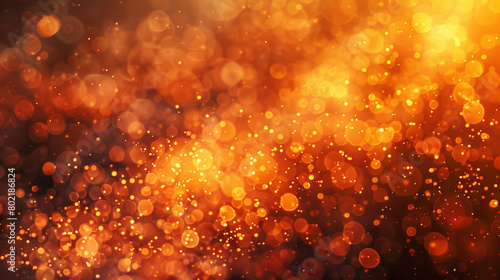Fiery orange particles ablaze against a blurred backdrop, igniting feelings of warmth and intensity.