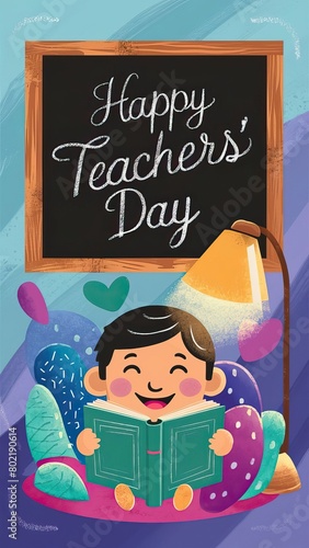 Teacher's Day, Poster, Teacher's Day Poster, Vector, Teacher's Day Vector, Happy Teacher's Day, Post, Teacher's Day Social Media Post. Card. Teacher's Day Typography, School Concept Teacher's Day,