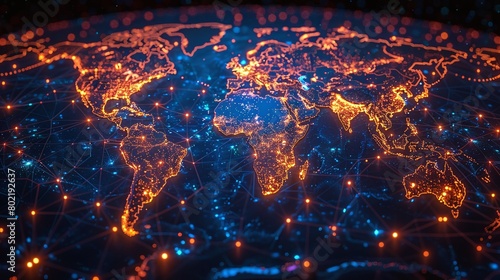 world map business international trading background