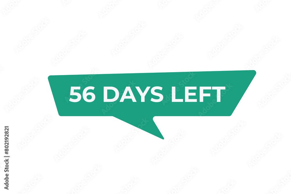 56 days to go countdown template. 56 day Countdown left days banner design. 56 Days left countdown timer
56 days to go countdown template. 56 day Countdown left days banner design. 56 Days left countdown timer