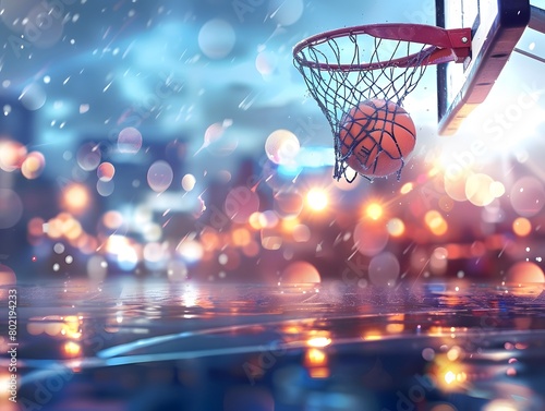 Basketbal concept, illustration 