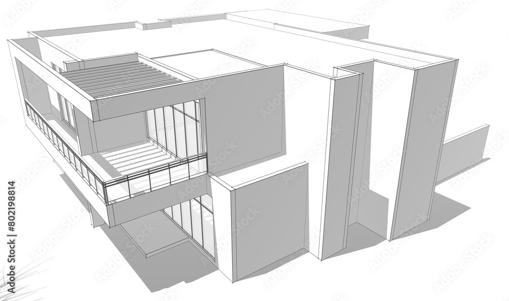 house building sketch architecture 3d house building sketch architecture 3d
