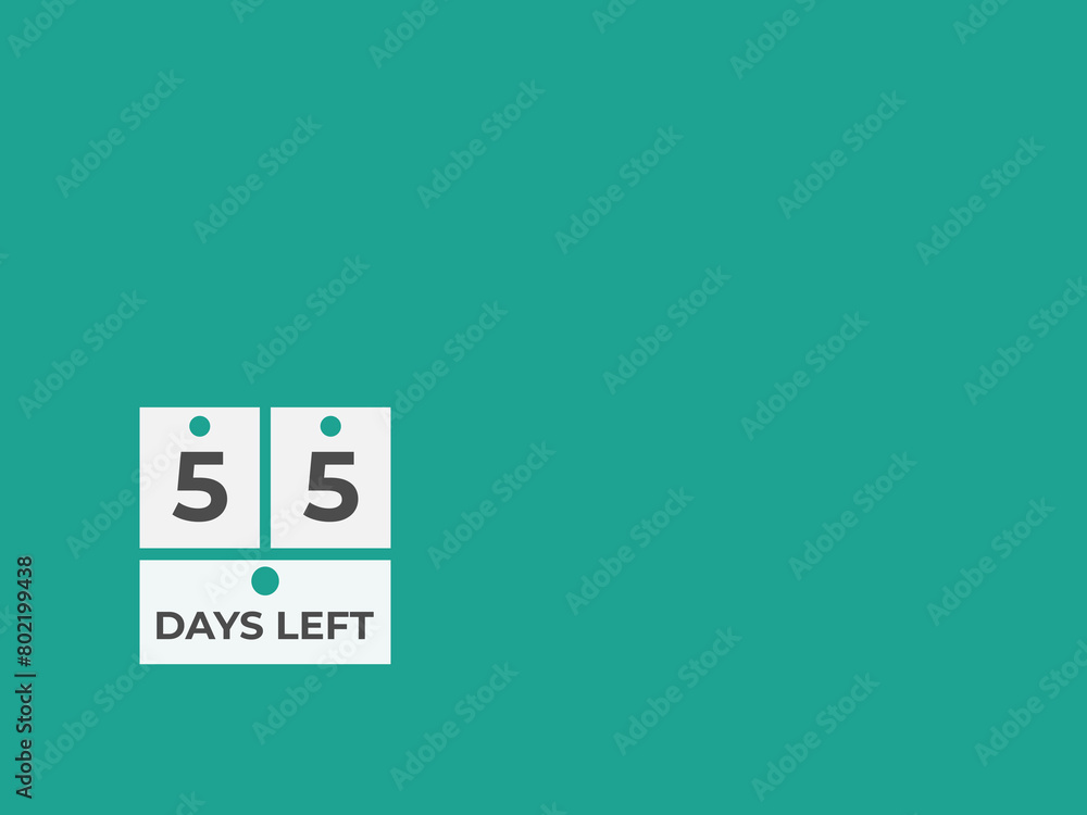 55 days to go countdown template. 55 day Countdown left days banner design. 55 Days left countdown timer
55 days to go countdown template. 55 day Countdown left days banner design. 55 Days left countdown timer
