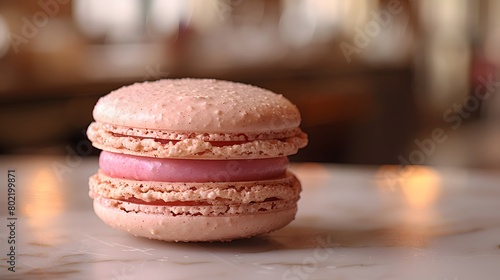 colorful pastel-colored macaroons, traditional French cuisine