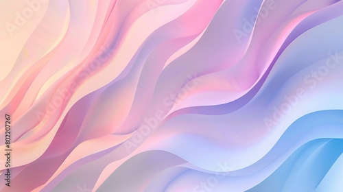 A wallpaper design showcasing a seamless and fluid gradient  transitioning from soothing pastels to vibrant hues  adding an elegant touch to any screen