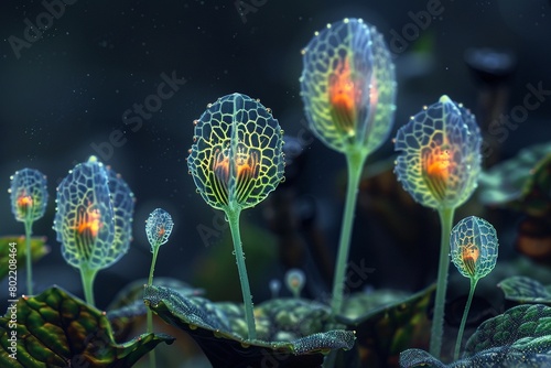 Embryos of plants undergo a series of developmental stages before germination, Blender photo