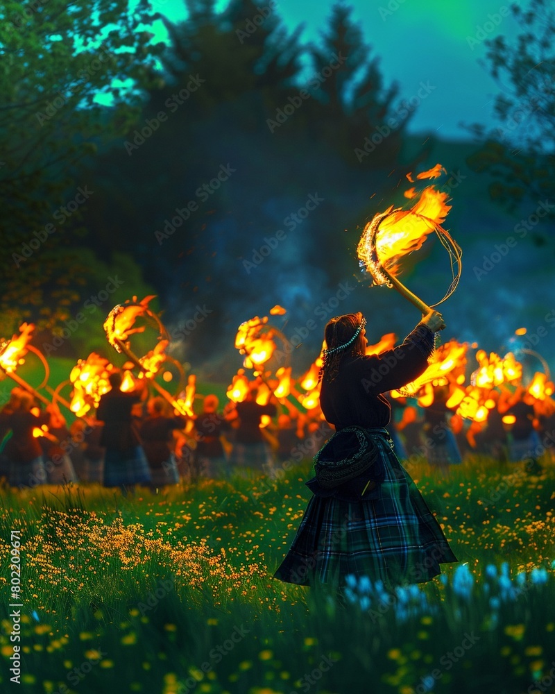 In Scotland, the Beltane Fire Festival marks the beginning of summer ...