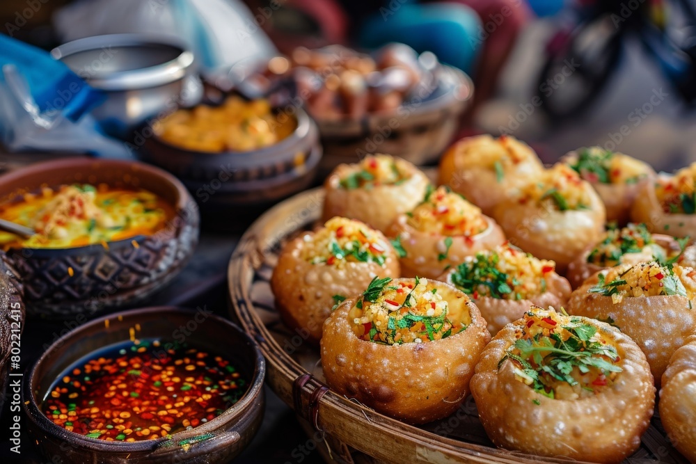 Food pani puri Food pani puri